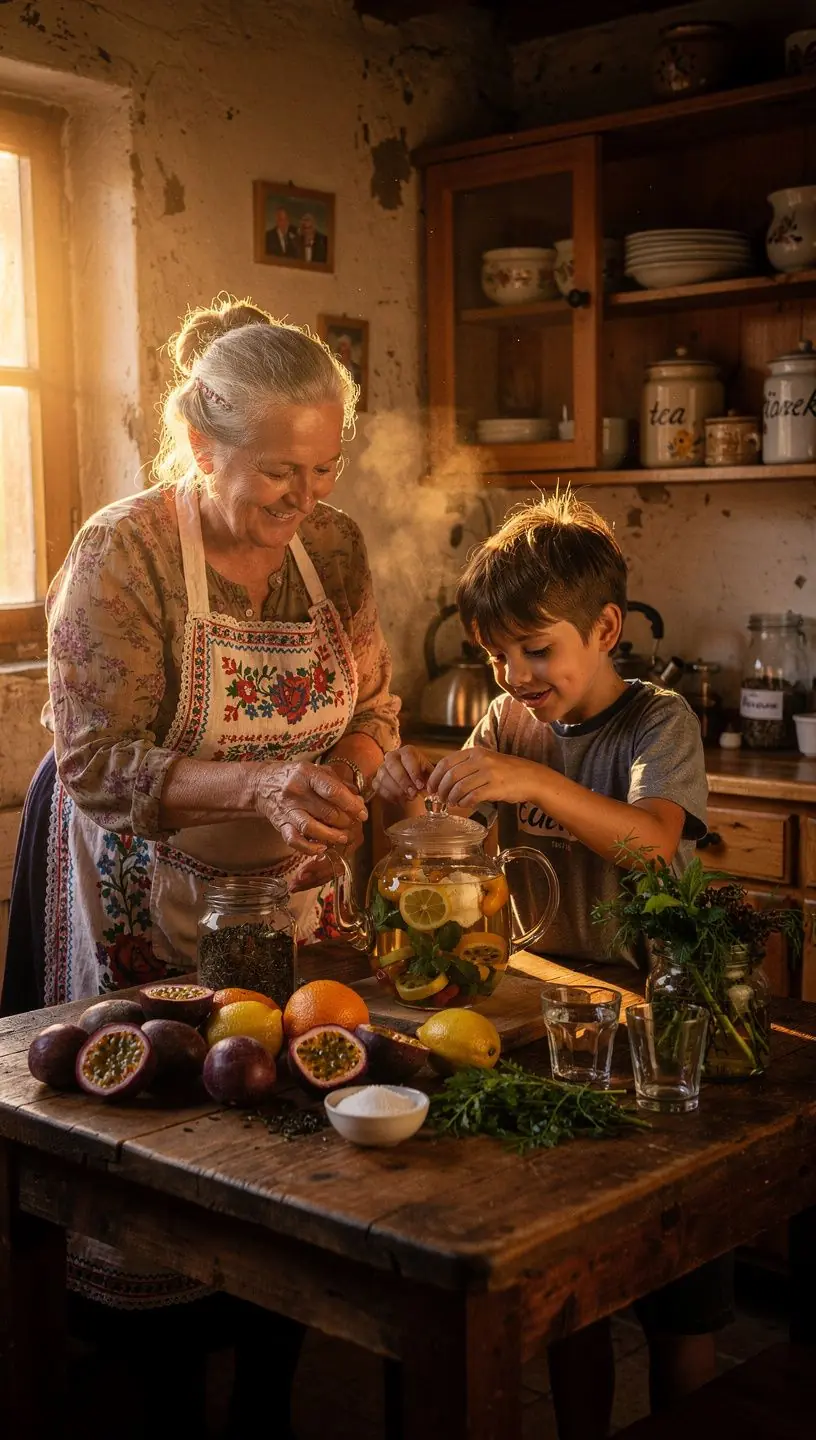 Tropical tea keverék, amelyben a savanykás és édes ízek harmonikusan egyesülnek.