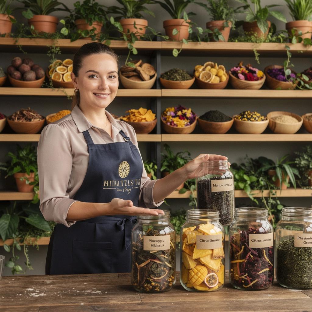 Különleges teás élmény, passiógyümölcs és citrusfélék kombinációval.